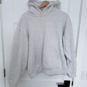 Aritzia Light Gray Pullover Hoodie